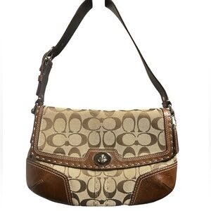 COACH Soho Signature Brown 11574 Shoulder Bag 11574